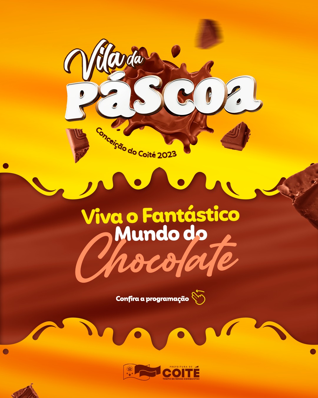 A Prefeitura de Coité promove Vila da Páscoa no Centro Cultural Ana Rios de Araújo