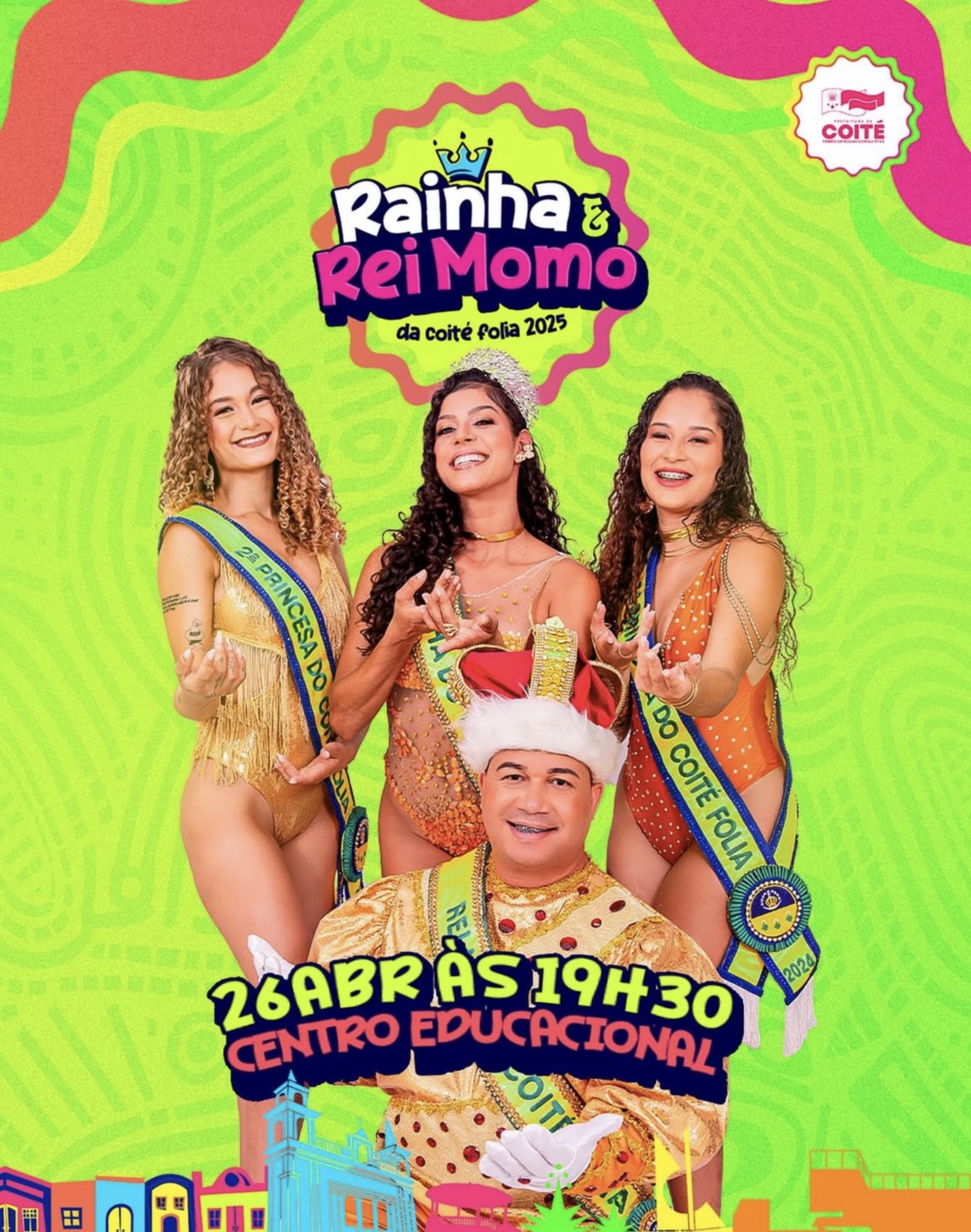 Concurso para Rainha da Coité Folia 2025 será realizado no sábado (26)