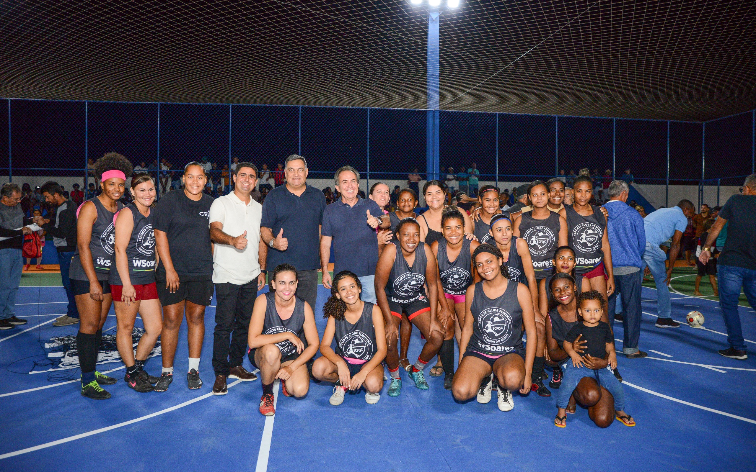 Nova quadra poliesportiva transforma o esporte e lazer em Queimada do Cedro