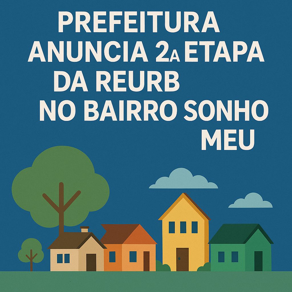 Prefeitura anuncia 2ª etapa da REURB no bairro Sonho Meu