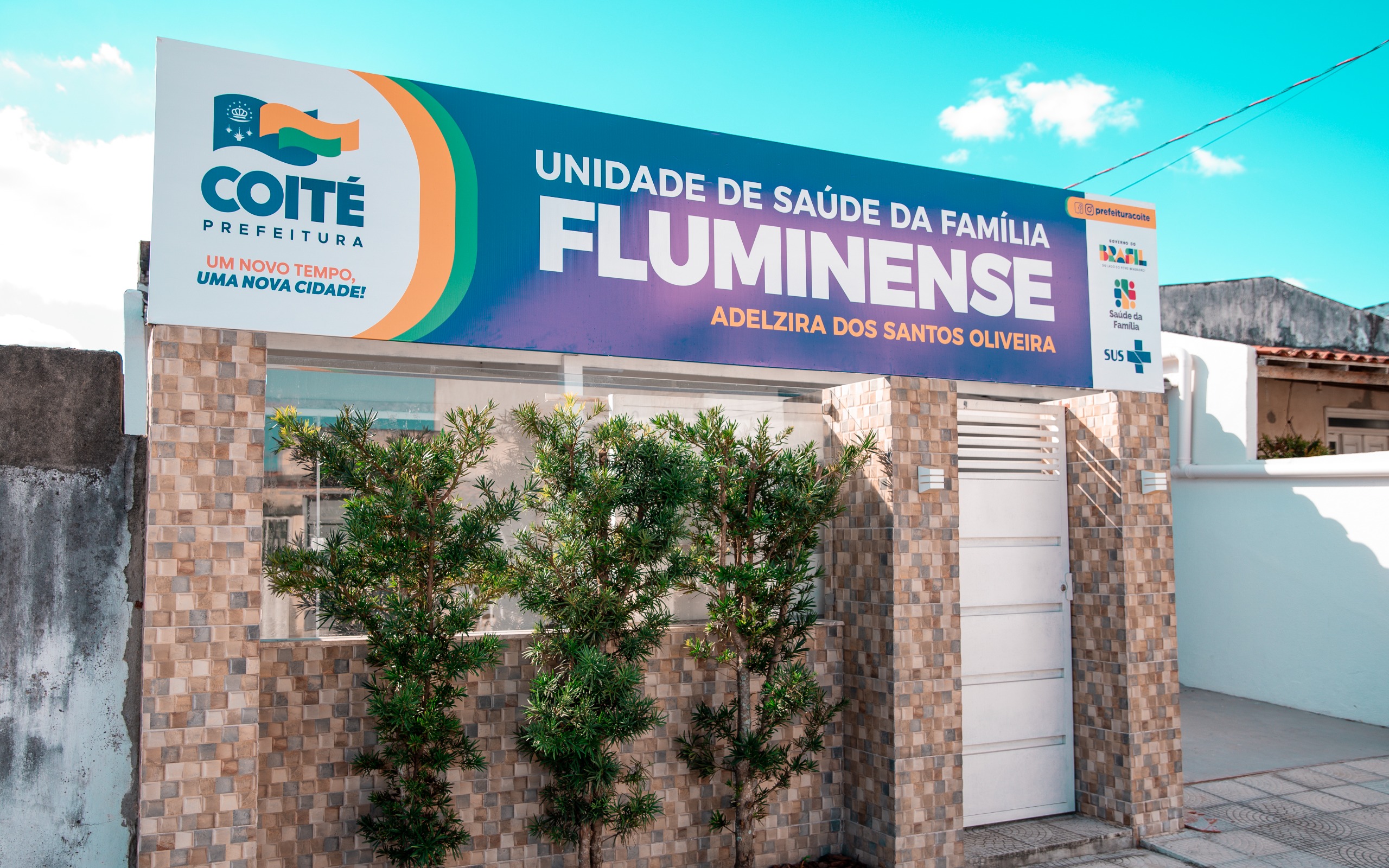 Prefeitura de Coité inaugura nova Unidade de Saúde da Família no bairro Fluminense nesta quinta-feira (18)