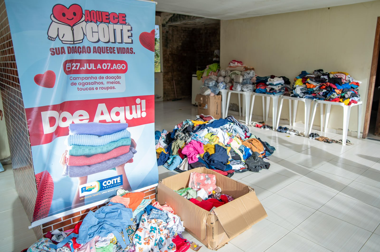 Aquece Coité encerra campanha com mais de 1,5 mil peças arrecadadas